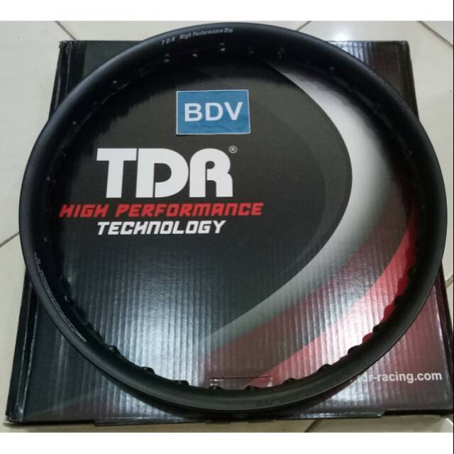 Velg TDR 215 X 17 U Shape Hitam (215 Ring 17)