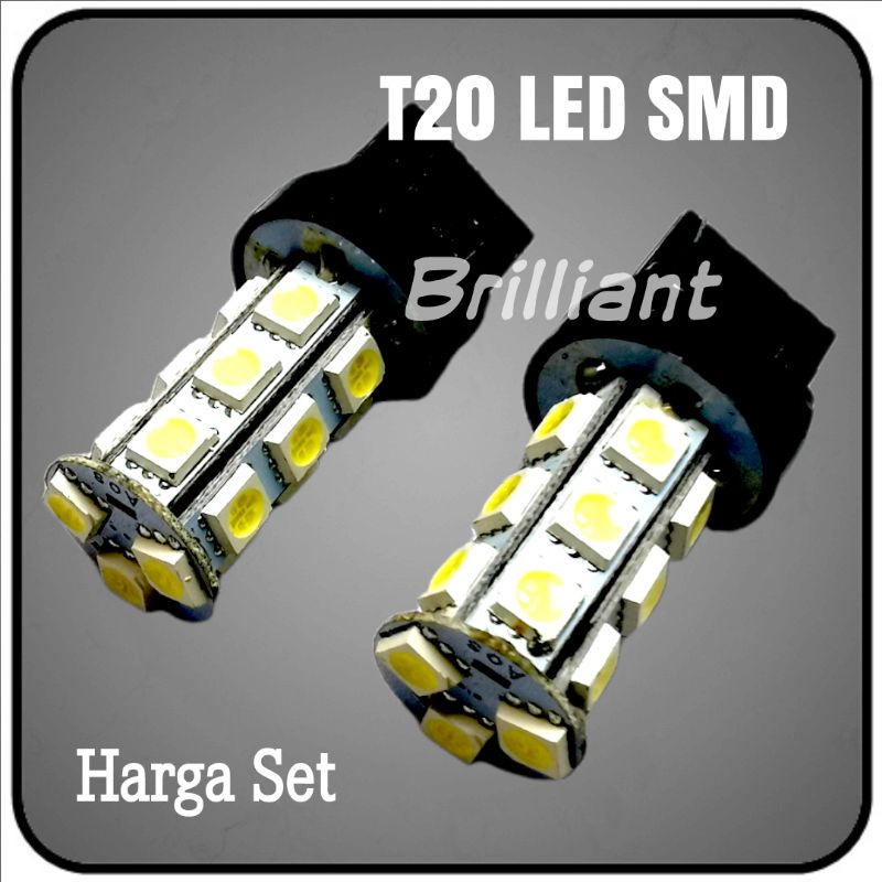 Lampu Stop Rem T20 Tancep LED - 12V Kaki 2 - Blitz Flash Rem