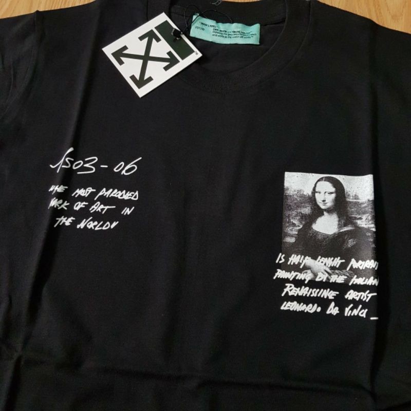 KAOS DISTRO PRIA OFF WHITE MONALISA PREMIUM