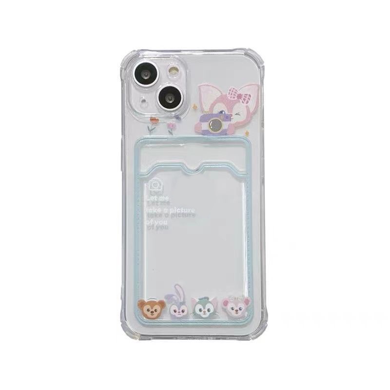 Soft Case Silikon TPU Transparan Motif Rubah Untuk IPhone 13 12 Mini 11 10 Pro XS Max X XR 8 7 6 6S Plus SE 2020