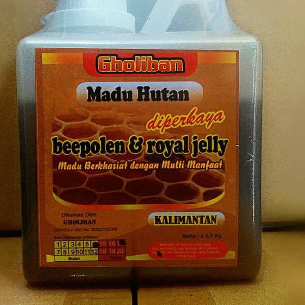 

✅ DIJAMIN Žϗ4 Madu Hutan KALIMANTAN Gholiban 500gr Plus Bee Pollen Royal Jelly 500 GRAM Terbaru ✅