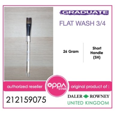 

Kuas Lukis Graduate Daler Rowney Pony Syn Flat Wash 3/4 212159075