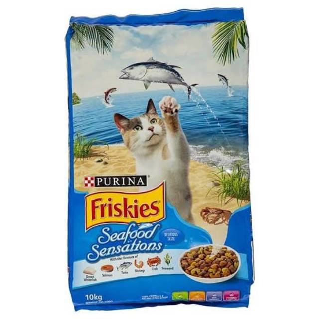 Friskies seafood 6.5 kg kemasan baru