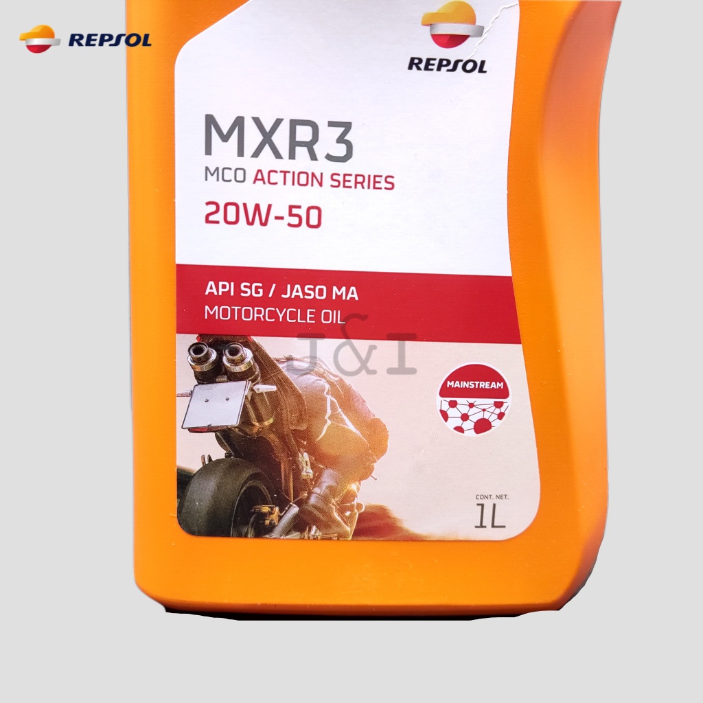 Oli Repsol MXR 3 20W-50 API SG JASO MA 1 Liter