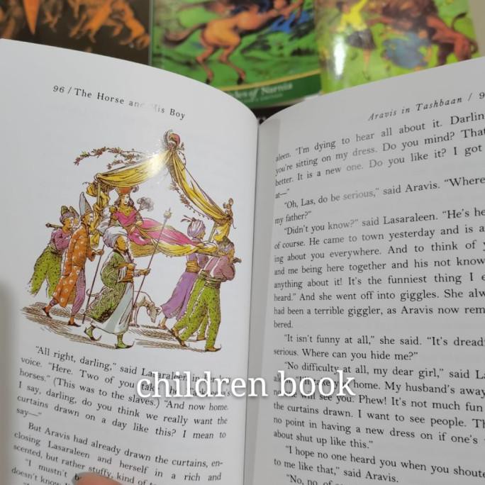 The Chronicles Of Narnia Box Set 7 Books ,Full Color .Fancy Paper.