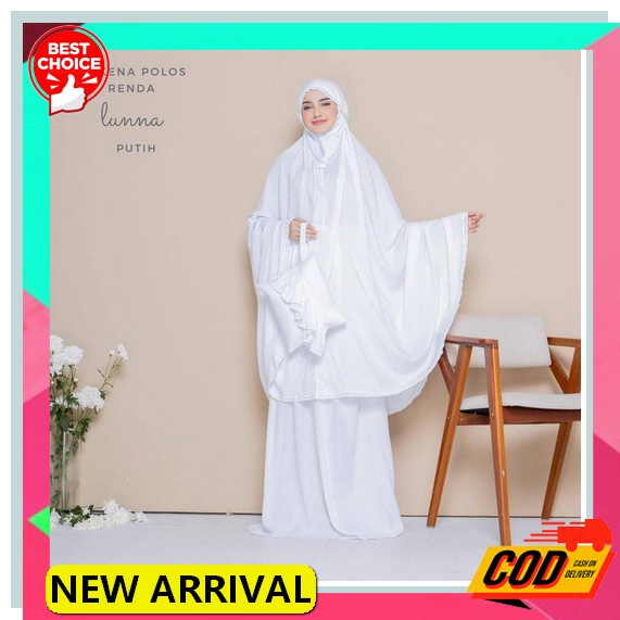 Mukena Mukenah Dewasa Jumbo Sutera Sutra  Bordir Premium Cantik Mewah Motif Brukat Terbaru 2021 2020