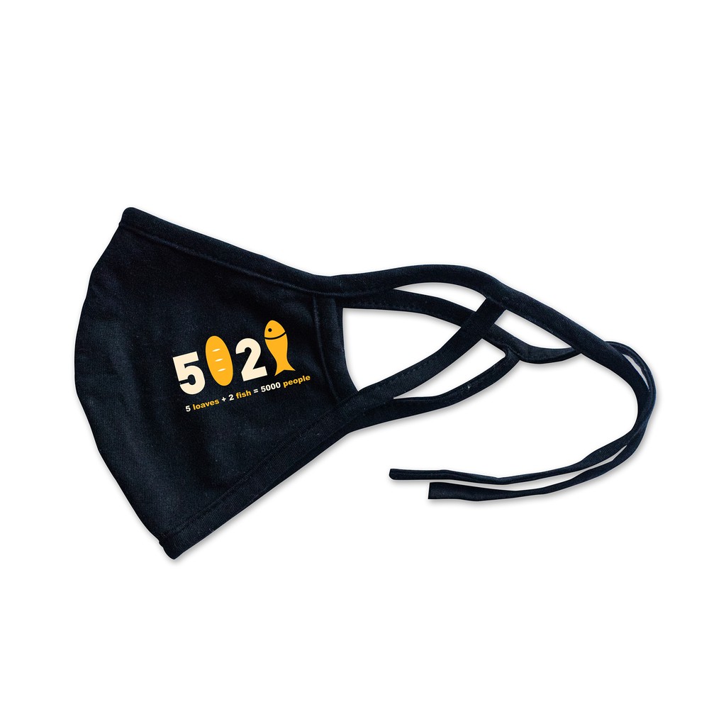 MASKER  KAIN JAHIT TENGAH TEMA ROHANI