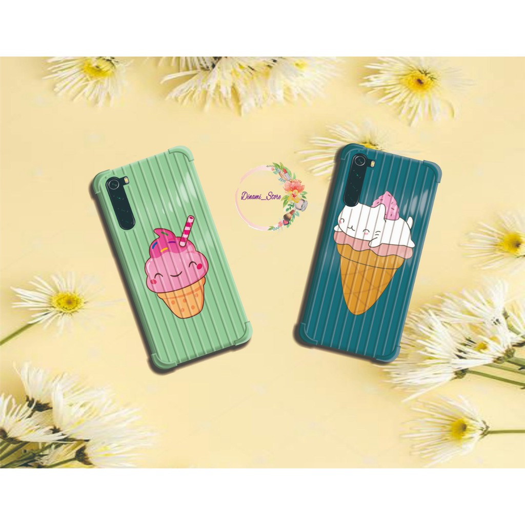 softcase cute ice cream Xiaomi Redmi 3 4a 5a 6 6a 7 7a 8 8a Pro 9 9a Note 3 4 5 6 7 8 9 10 DST1455