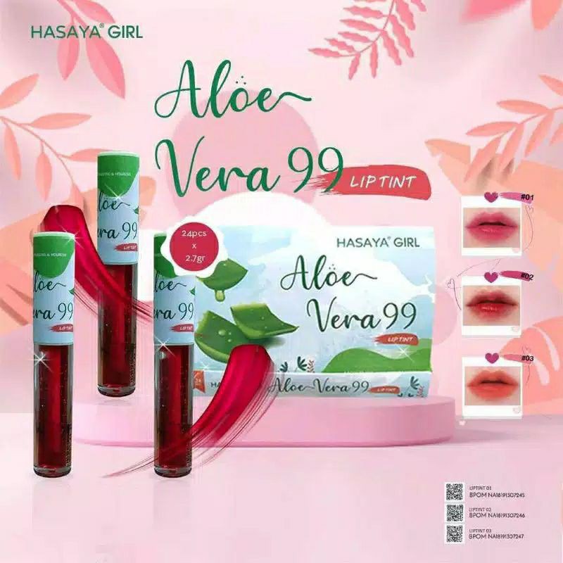 Liptint Hasaya Girl Aloevera Sudah BPOM