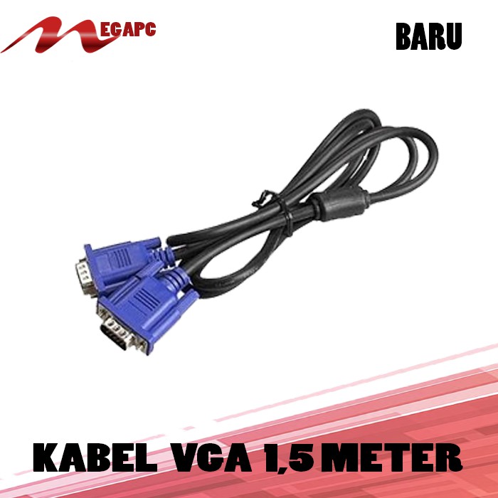 Kabel VGA 1,5 Meter Baru