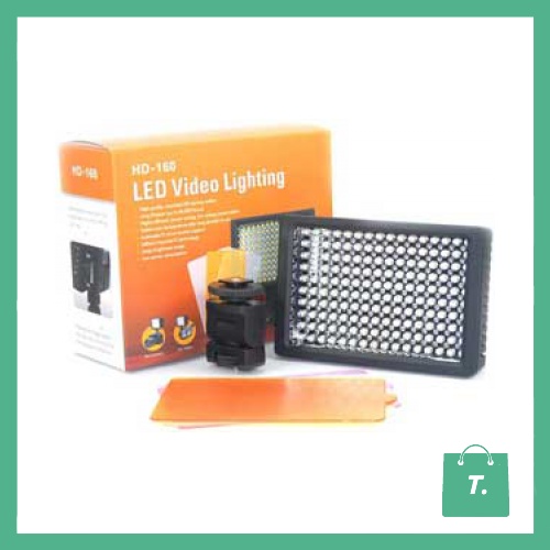 TaffSTUDIO Lampu Mini Flash Video Lighting Kamera 160 Led - TGIS50