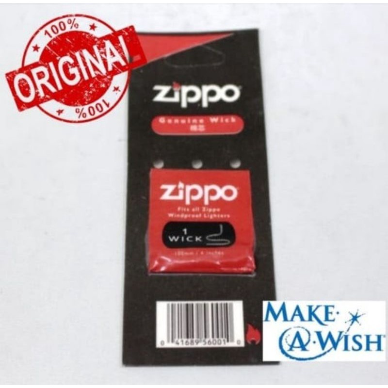 Zippo Original Sumbu Korek Gas / Zippo Genuine Wick