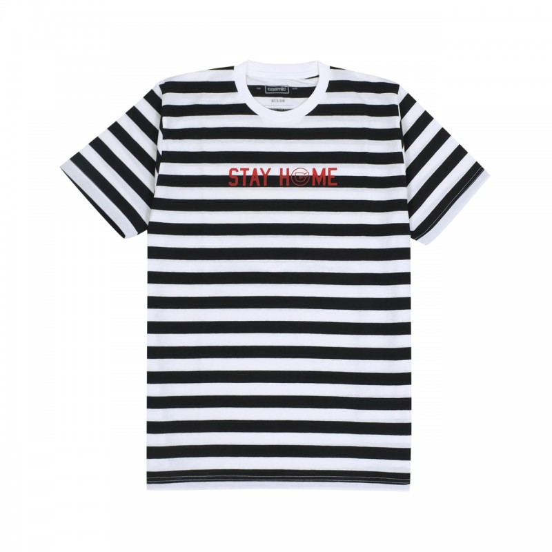 

Cosmic Tees Stay Home Stripe