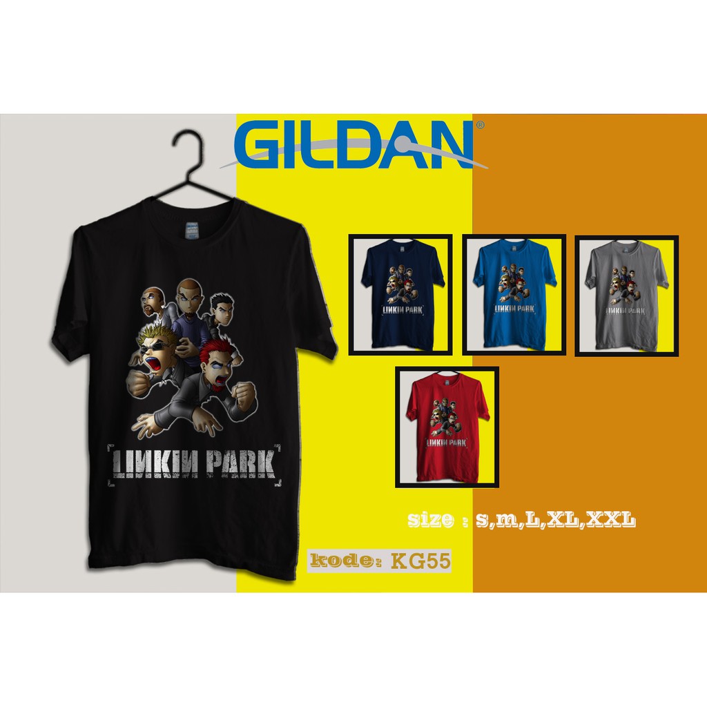 kaos linkin park original gildan kg48