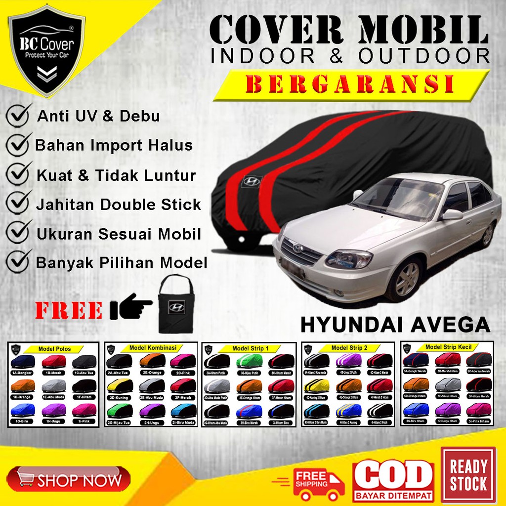 Body Cover Mobil HYUNDAI AVEGA Sarung Mobil Sedan Avega Selimut Mantel Pelindung Jas Penutup Mantol Kerudung Tutup Hyundai Avega Outdoor