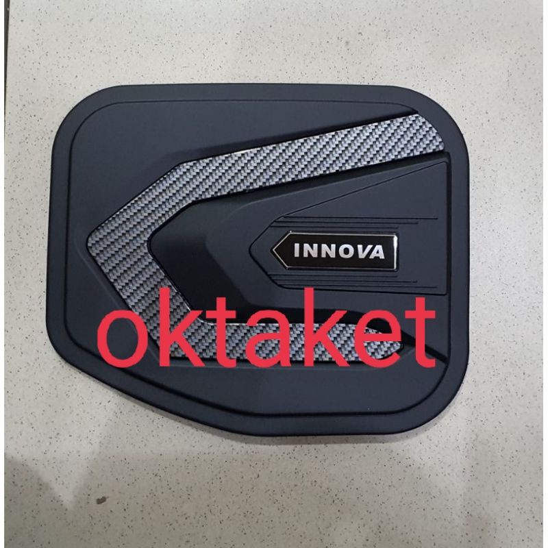 tank cover all new innova 2016 hitam list carbon