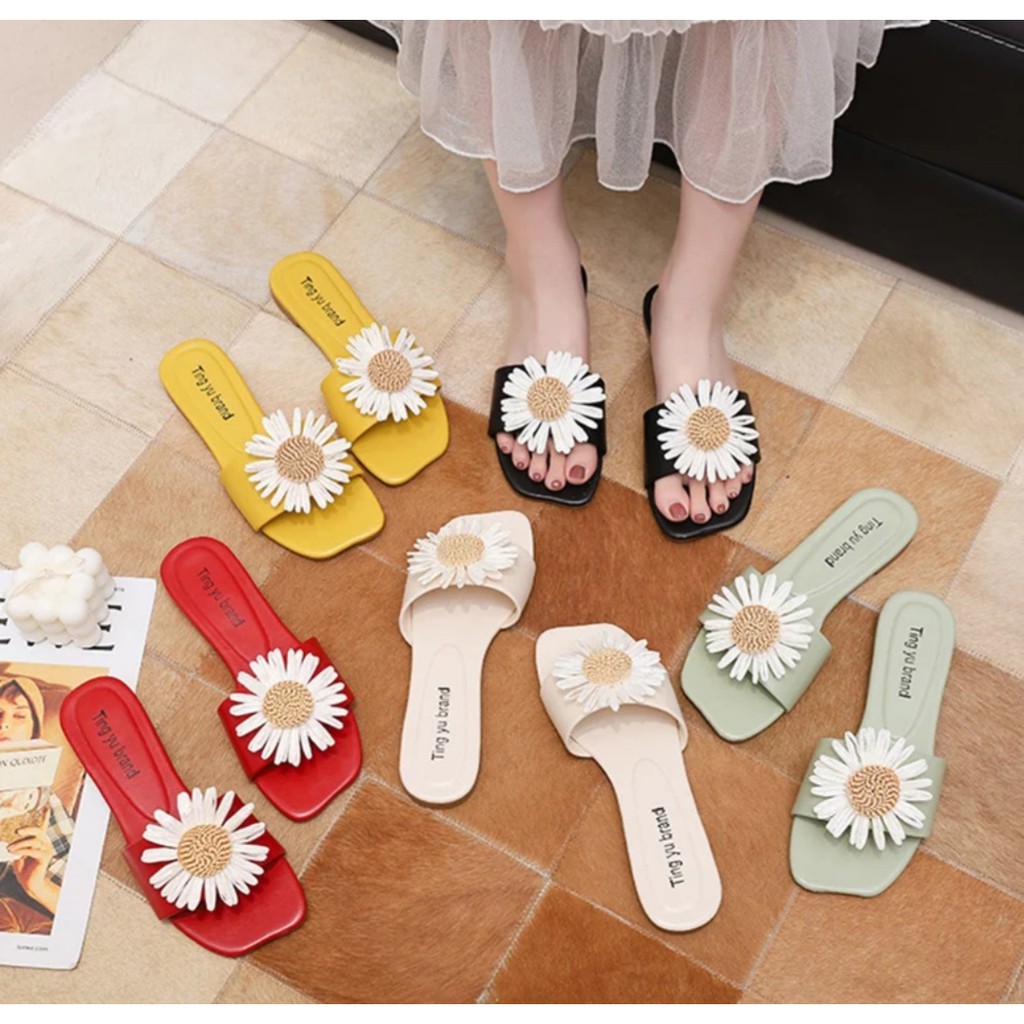 Sandal Teplek Wanita Sunflower BM474