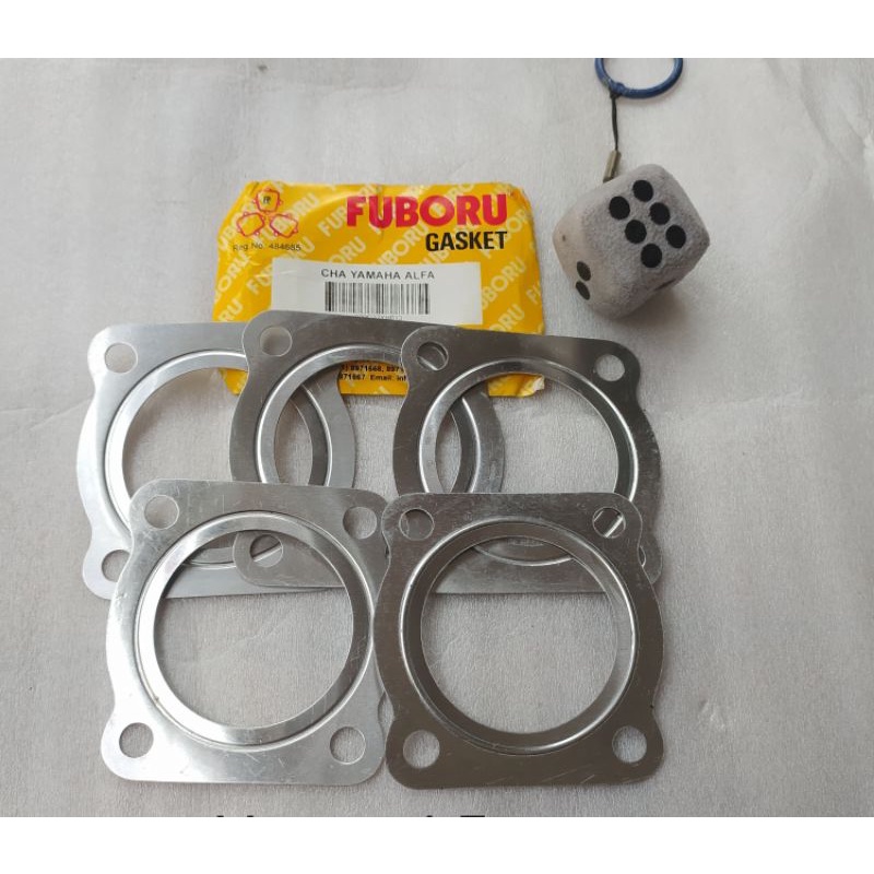 paking gasket blok bak mesin head atas yamaha alfa sigma champ nos