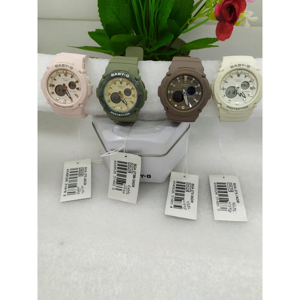 JAM TANGAN WANITA BABY-G BGA-275M-3ADR/BGA-275-4ADR/BGA-275-5ADR/BGA-275-7ADR ORIGINAL