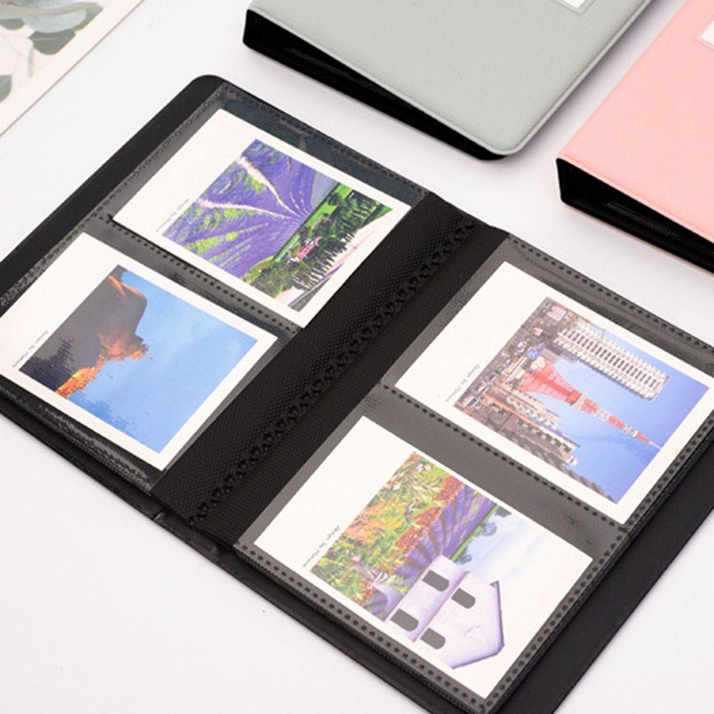 [Elegan] Album Foto Mini Simple Style Films Sticker Dekorasi Rumah Kartu Nama Kpop Kartu Bingkai Foto Kartu Nama Photocard Holder