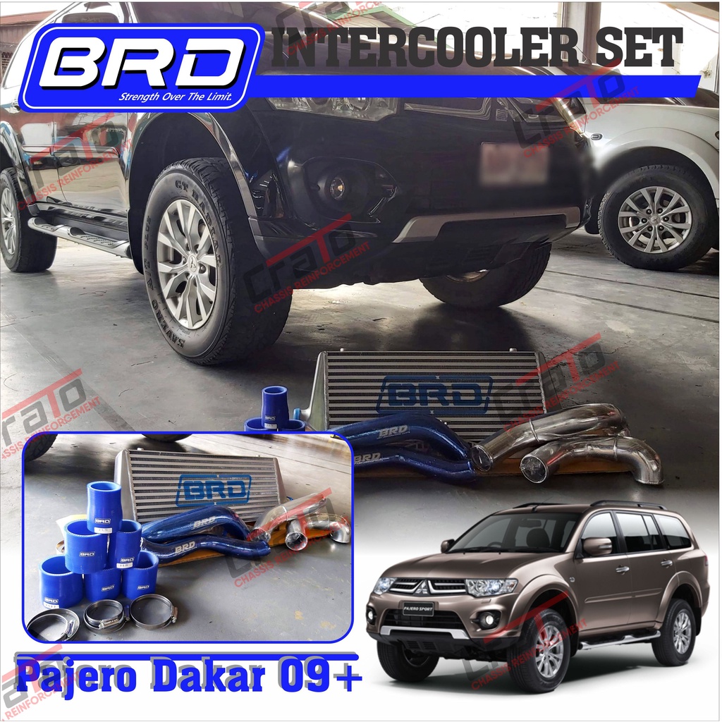 Aksesoris Pipa turbo BRD Intercooler kit Pajero Sport Dakar Exceed Triton VGT Non VGT 2008 2009 2010