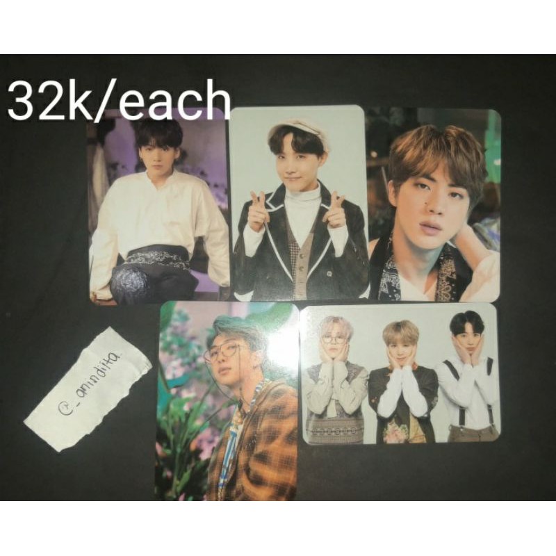 PHOTOCARD OFFICIAL BTS 5TH MUSTER 2019 JUNGKOOK, RM, JHOPE, JIN, 3 MEMBER