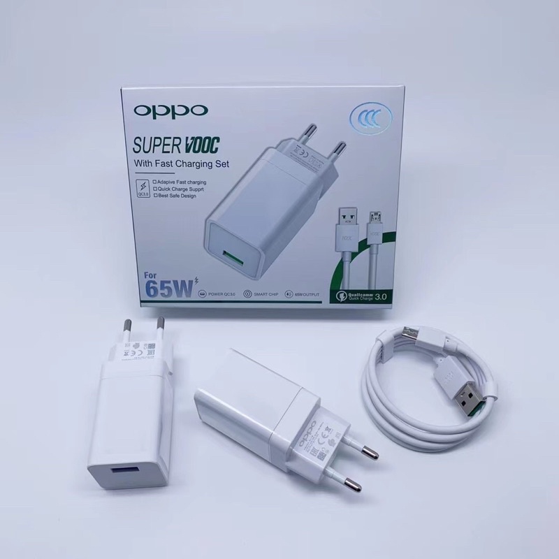 Charger Oppo Ak779 65W Super VOOC dan FAST charging Quallcomm 3.0