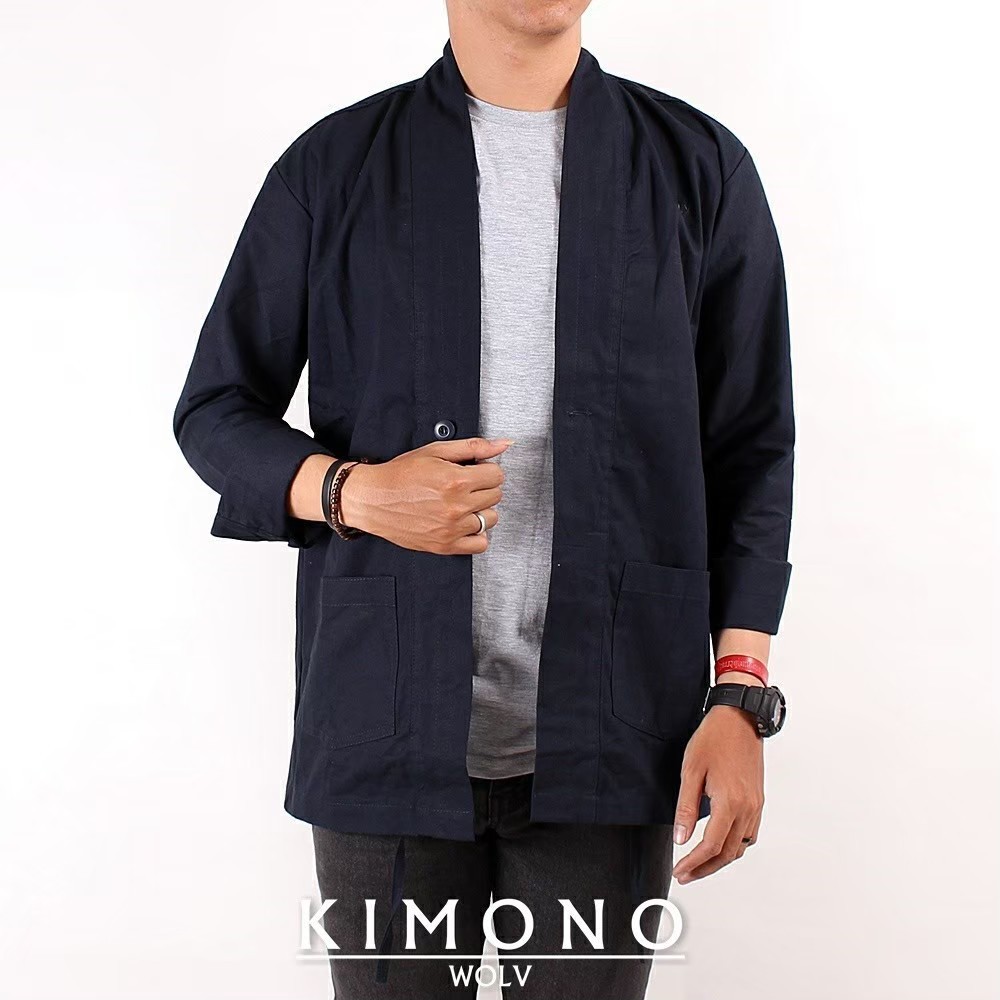 KIMONO PRIA OUTER KARDIGAN PRIA DISTRO PREMIUM ORIGINAL