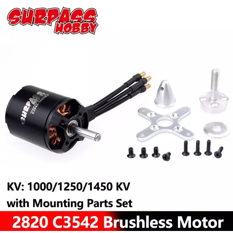 Surpass Hobby C3542 2820 Brushless Motor RC Airplane Quadcopter Drone