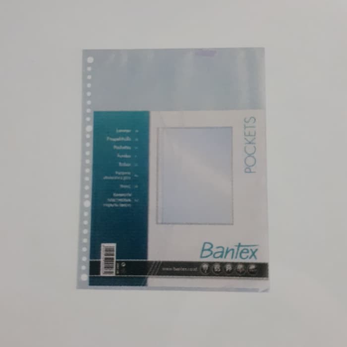 Bantex 8001 Sheet Protector / PP Pocket B5 26 lubang
