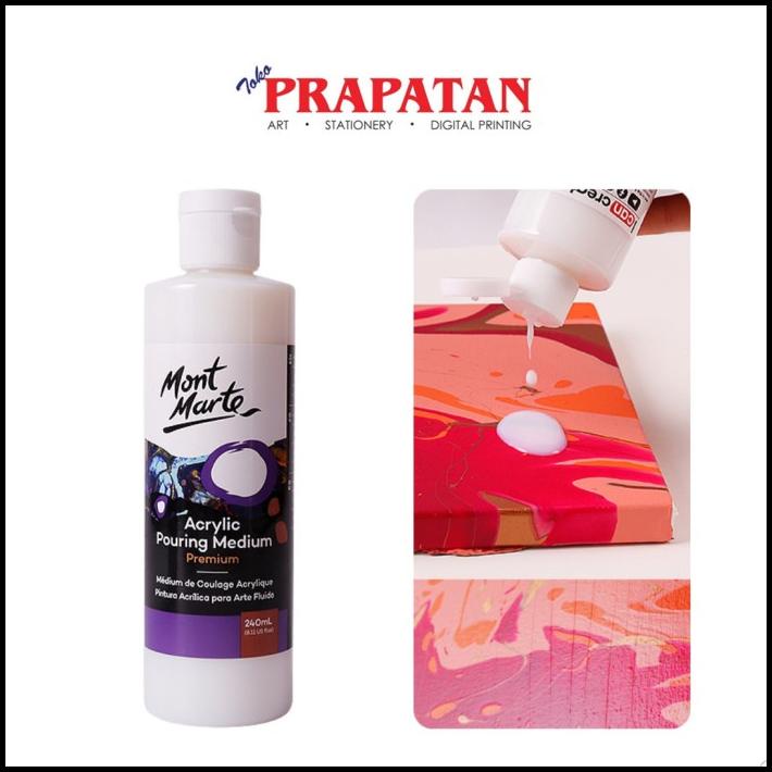 

Mont Marte Acrylic Pouring Medium 240Ml