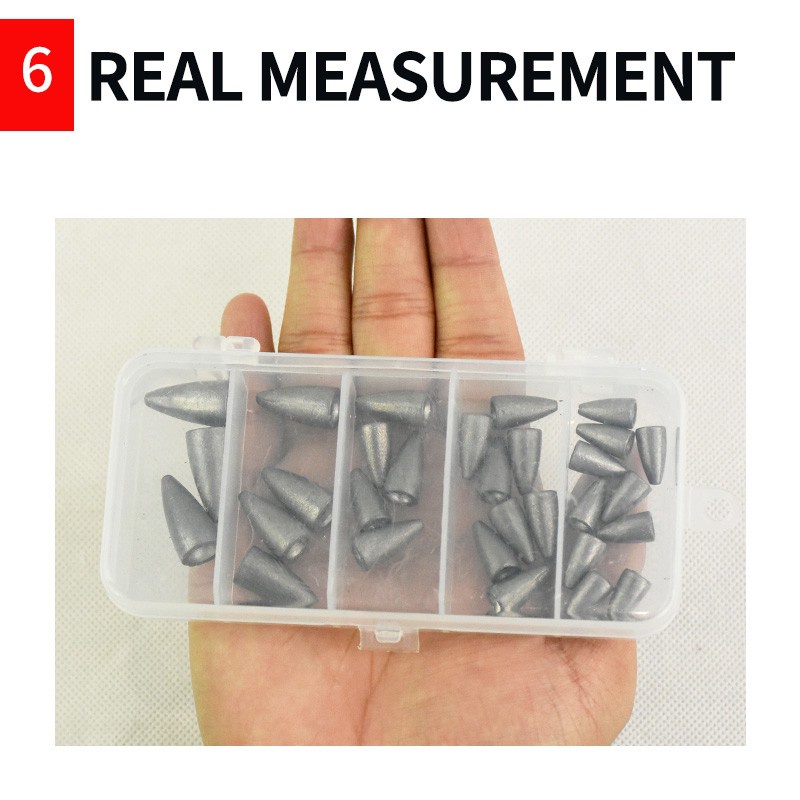 30 Pcs Lead Plummet Fittings