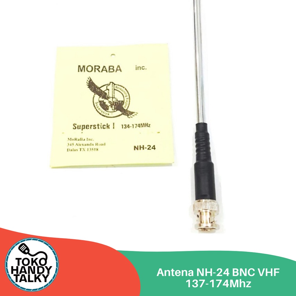 ANTENA NH-24 BNC VHF 137-174MHZ NEW