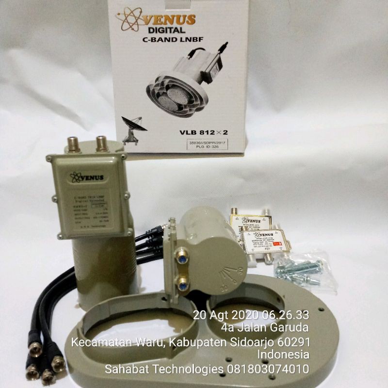 LNB C Band Dual Out Venus VLB 812x2