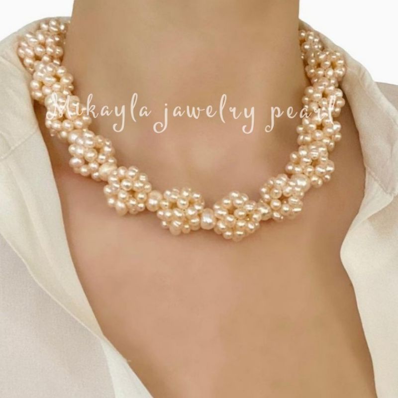 Kalung mutiara|Kalung mutiara asli lombok|Kalung mutiara lombok|Kalung mutiara asli bersertifikat|Ka