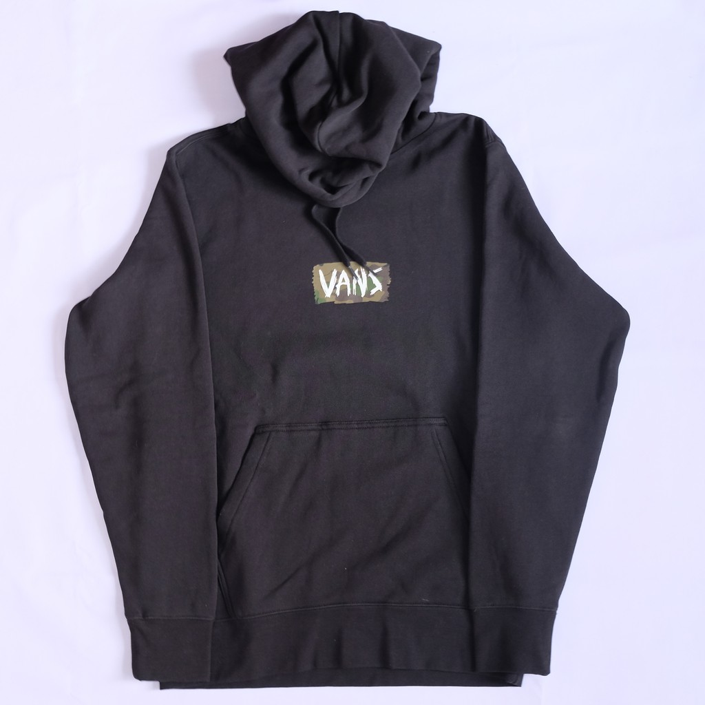 Jaket Hoodie Vans Original Cowok Laki 