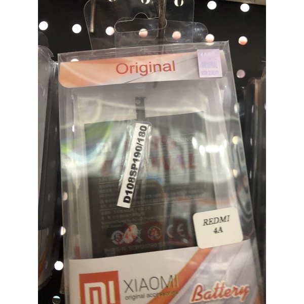 BATERAI XIOMI REDMI 4A BN30 100% ORIGINAL