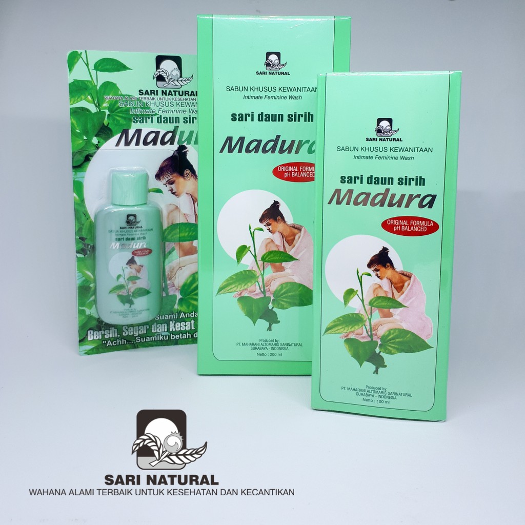 

Sabun Khusus Kewanitaan Sari Daun Sirih Madura SARI NATURAL