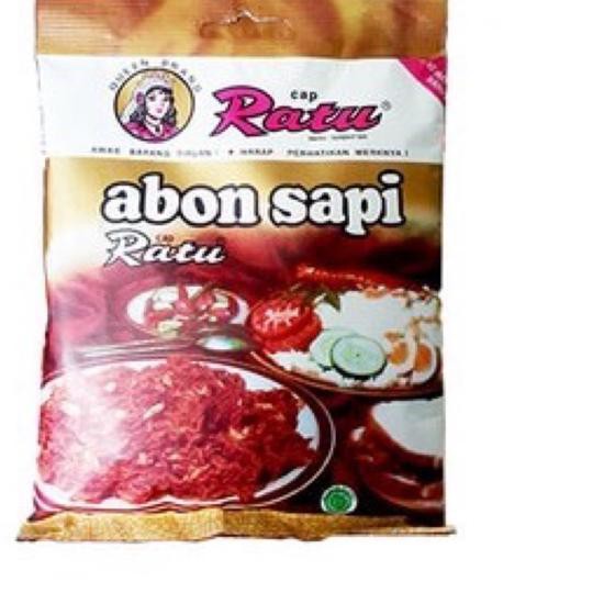 

D94⋆ Abon sapi cap ratu 100 90 gr Kirim Langsung
