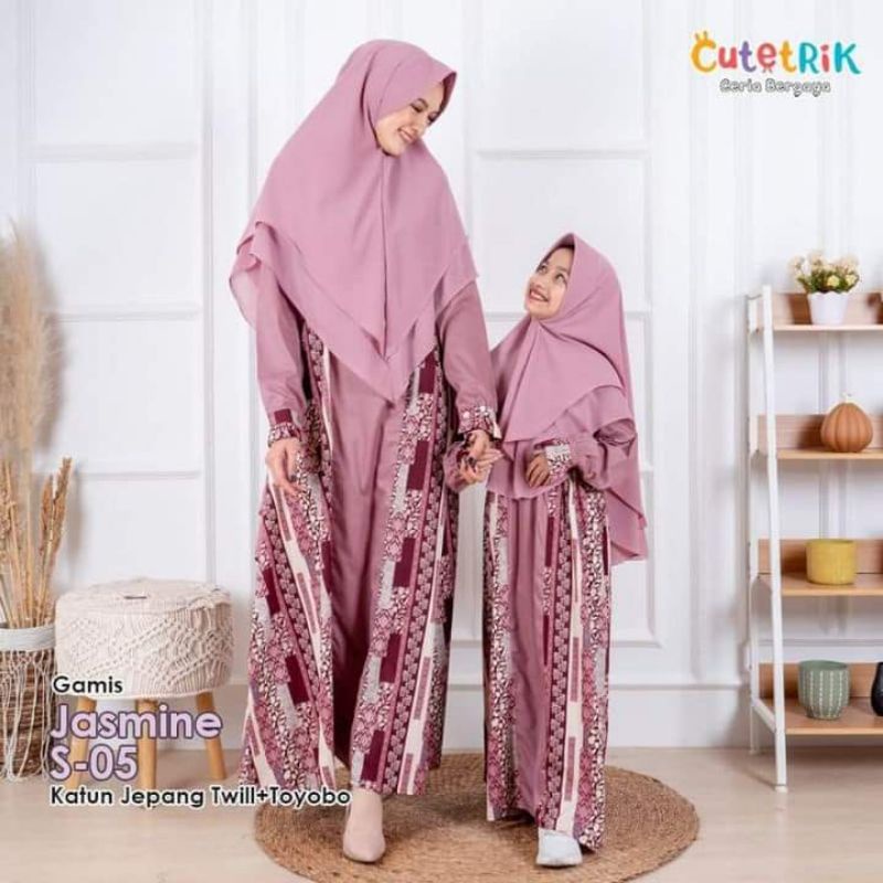 Gamis Couple Jasmine by Cutetrik/ Gamis Couple Cutetrik