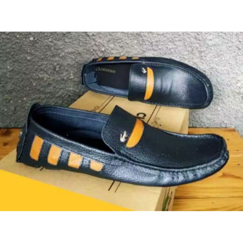 Sepatu Pantofel Pria Sepatu Crocodile Kulit