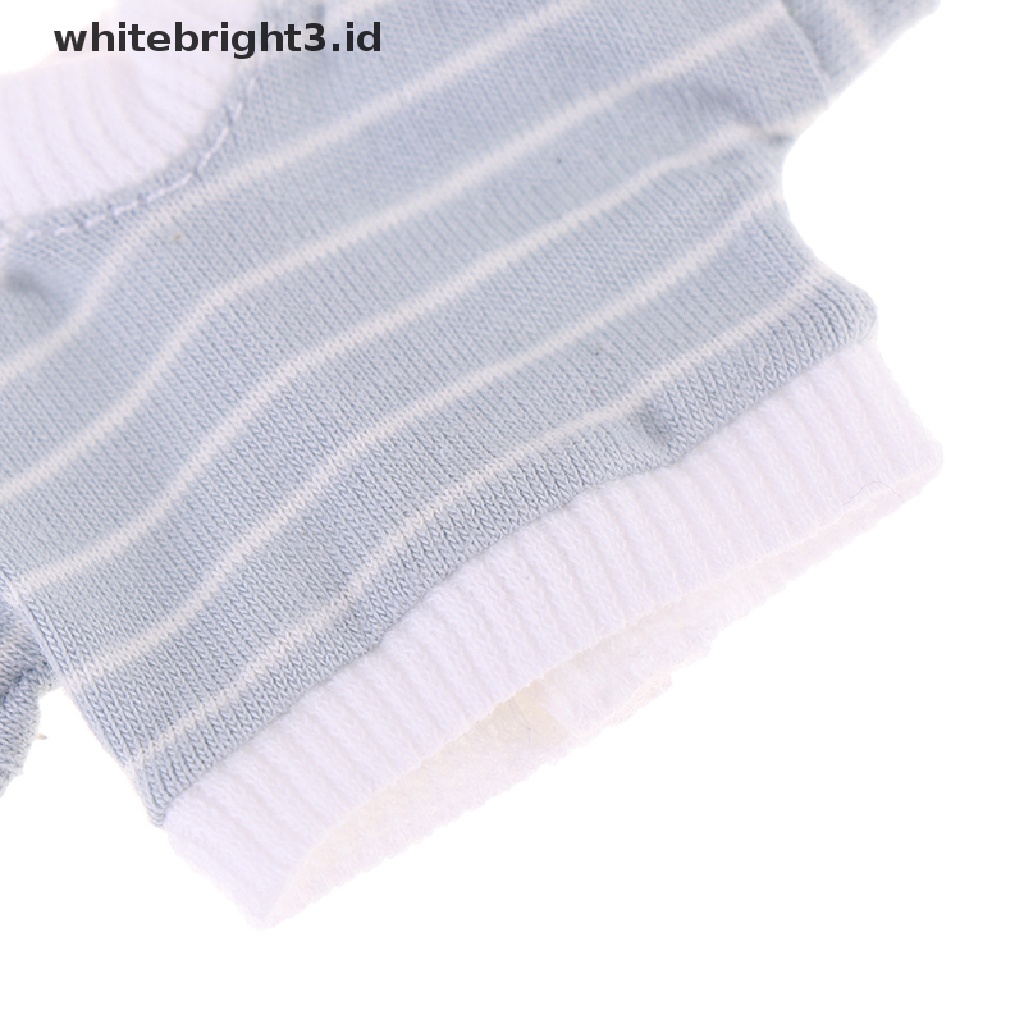 (whitebright3.id) Mainan Sweater Rajut Lengan Panjang Untuk Aksesoris Rumah Boneka 1 / 12