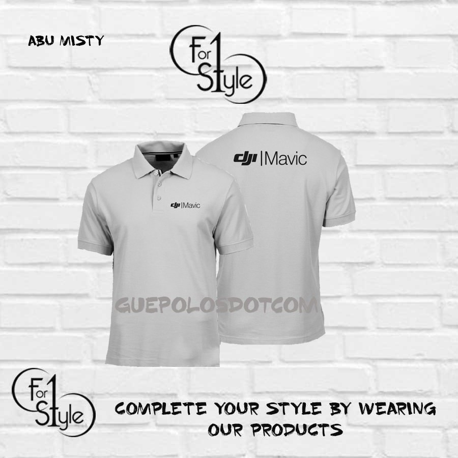 Poloshirt - Kaos Polo Kerah DJI Mavic Terbaru Murah Distro