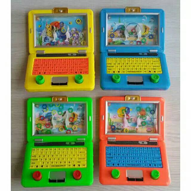 game air laptop mainan anak jadul unik / mainan game air karakter Ultraman