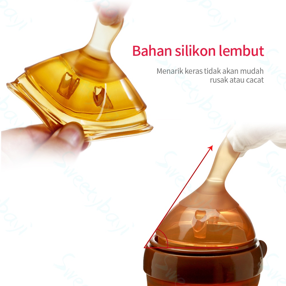 Piko silikon puting botol aksesoris dot bayi