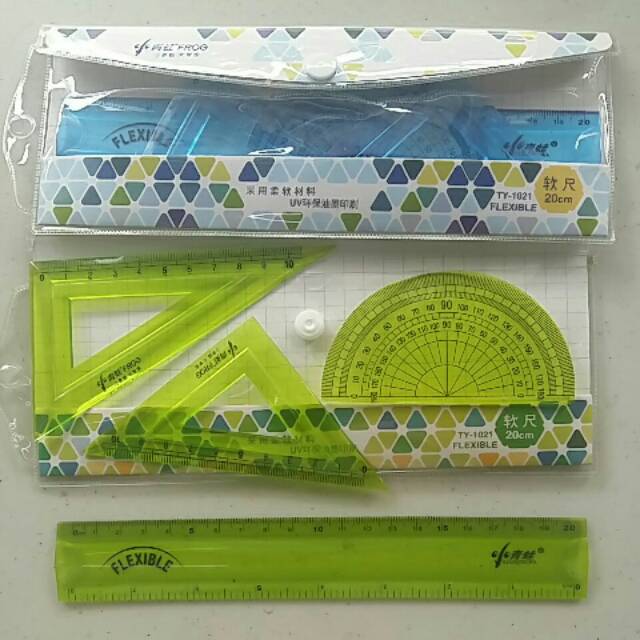 

penggaris set flexible anti patah