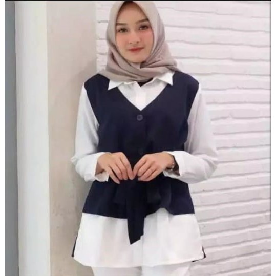 CATHERINE - KEMEJA ALEMIA/KEMEJA WANITA/BAHAN MOSCREPE