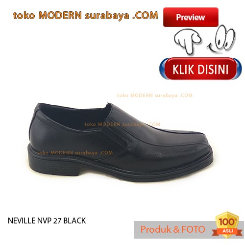 NEVILLE NVP 27 HITAM pantofel pria casual