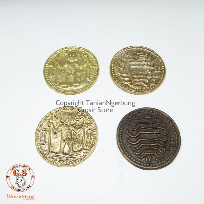 Koin Yasin 8 Full Bahan Kuningan Hitam Dan Kuning