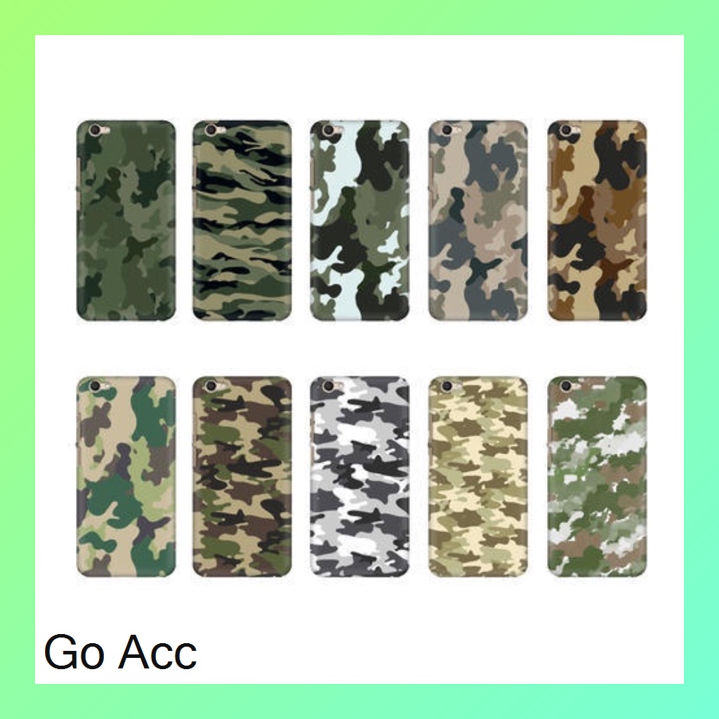 Softcase Silikon Army Tentara Random Samsung A7 2018 A9 2018 J4+ Plus J6+ Plus Pocophone F1 Realme 2 Pro A3s C1 Realme 2 J2 Core V11 Pro Oppo K1 Redmi Note 6 Pro Vivo Nex s